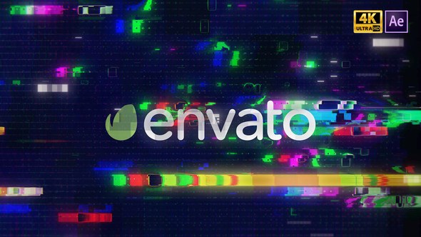 Videohive Glitch Logo Intro 27882693 Logo Stings template preview
