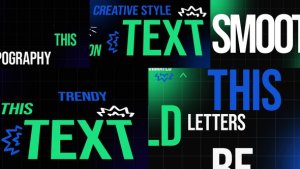 Videohive Animation Typography Titles template preview