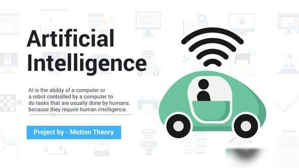 Videohive Artificial Intelligence Icons Elements template preview