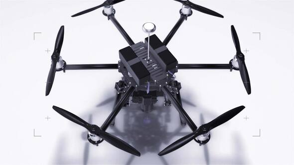 Videohive Professional drone Logo Stings template preview