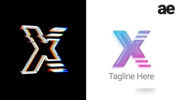 Videohive Glitch Logo Intro 47414655 Logo Stings template preview
