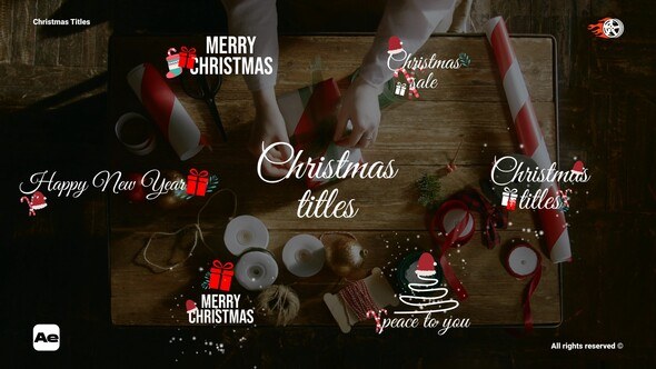 Videohive Christmas Titles 55988478 Titles template preview