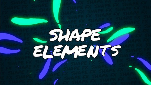 Videohive Shape Elements // After Effects Elements template preview