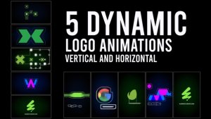 Dynamic Logo Pack 5in1 Logo Stings template preview