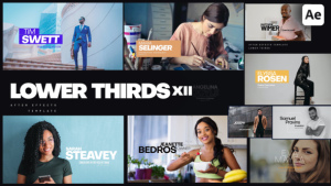 Videohive Lower Thirds XII Titles template preview