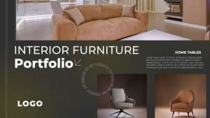 Videohive Interior Furniture Portfolio Openers template preview