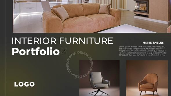 Videohive Interior Furniture Portfolio Openers template preview
