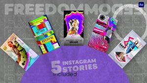 Videohive Retro Instagram Stories 43753080 Video Displays template preview