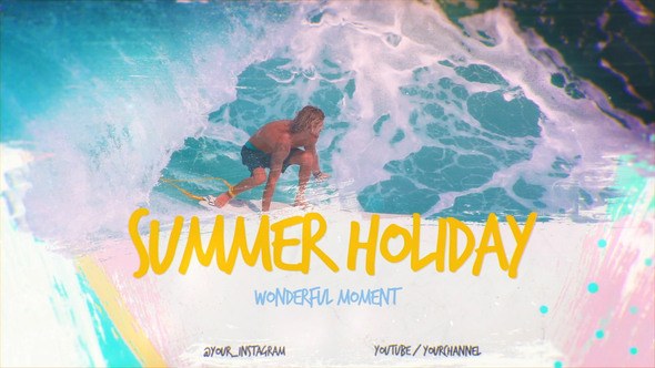 Videohive Summer Holiday Slideshow 27287197 Video Displays template preview