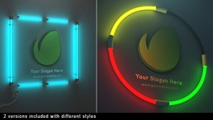 Videohive Neon Logo Reveal 21253017 Logo Stings template preview