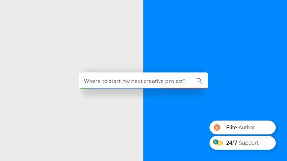 Videohive Simple Search Logo Logo Stings template preview
