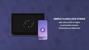 Videohive After Effects Simple Clean Logo Stings for PC and Mobile Logo Stings template preview