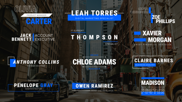 Videohive Company Text Titles Titles template preview