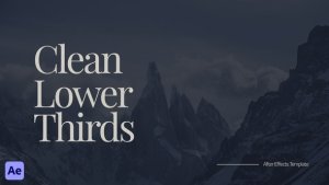 Videohive Clean Lower Thirds 52468869 Elements template preview