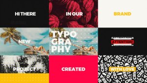 Videohive Creative Short Typo Opener Openers template preview