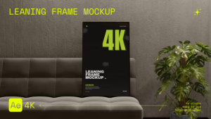 Videohive Leaning Frame Mockup Product Promo template preview