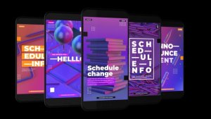 Videohive School Instagram Stories Titles template preview