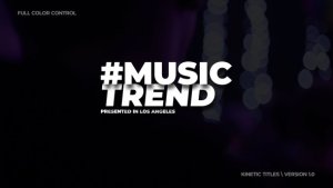 Videohive Kinetic Titles | After Effects 44836907 Titles template preview