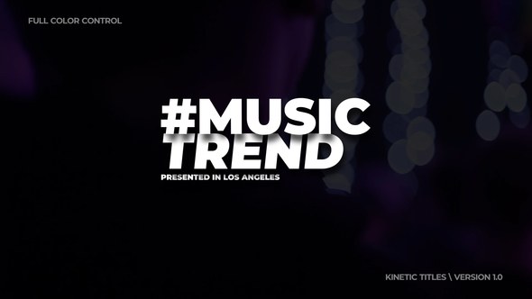 Videohive Kinetic Titles | After Effects 44836907 Titles template preview
