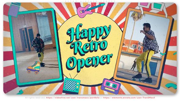 Videohive Retro Vintage Opener 53244939 Openers template preview