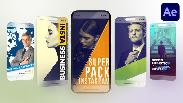 Videohive Instagram - Business 01 Elements template preview