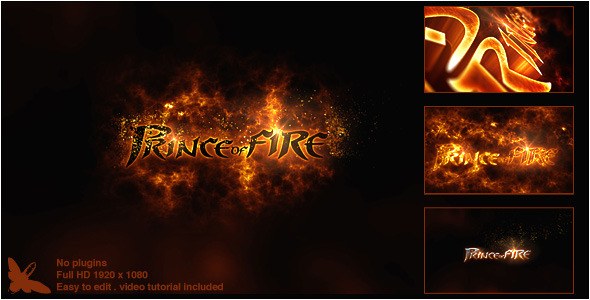 Videohive Prince of Fire Logo Logo Stings template preview