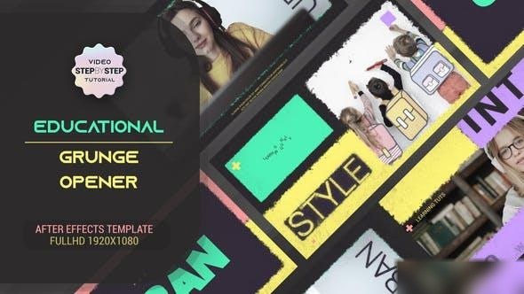 Videohive Grunge Opener 42402468 Openers template preview
