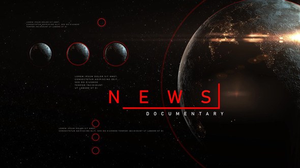 Videohive Realistic News Intro Openers template preview