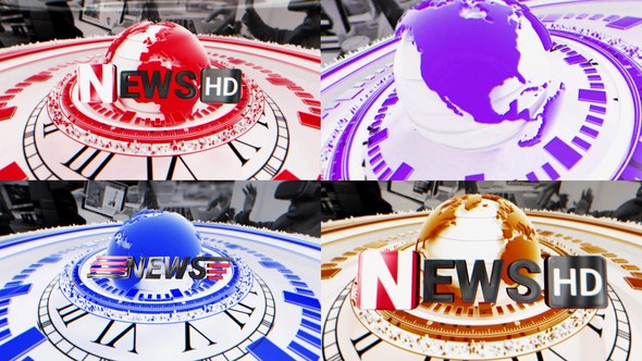Videohive Digital Planet 24 News Intro Openers template preview