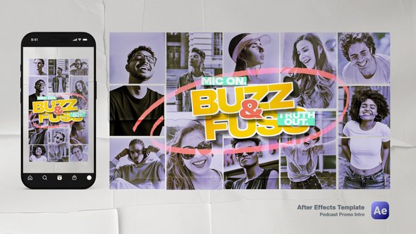 Videohive Podcast Promo Intro Openers template preview