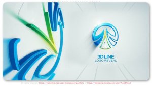 Videohive 3D Lines Logotype Intro Logo Stings template preview