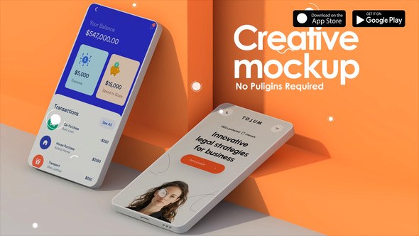 Videohive 3D App Mockup Product Promo template preview