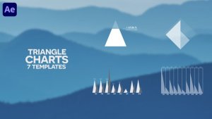 Videohive 7 Triangle Charts | Infographics Pack Infographics template preview