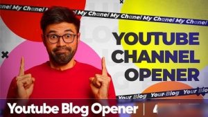 Videohive Colorful Youtube Blog Opener Openers template preview