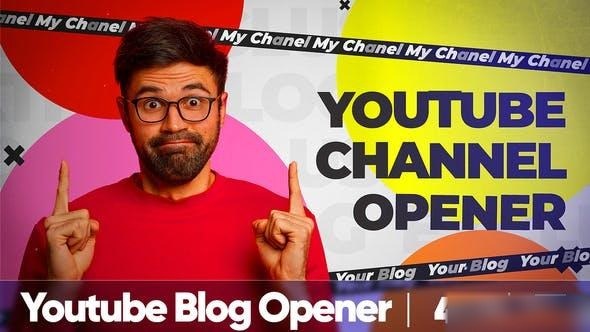 Videohive Colorful Youtube Blog Opener Openers template preview