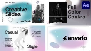 Videohive Elegant Pastel Scenes for After Effects Openers template preview
