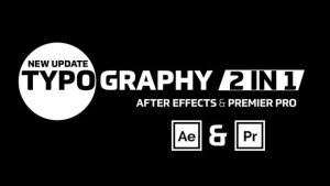 Videohive Typography Text & Preset Titles template preview