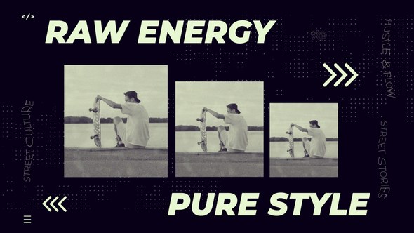 Videohive Black & White Urban Opener Openers template preview