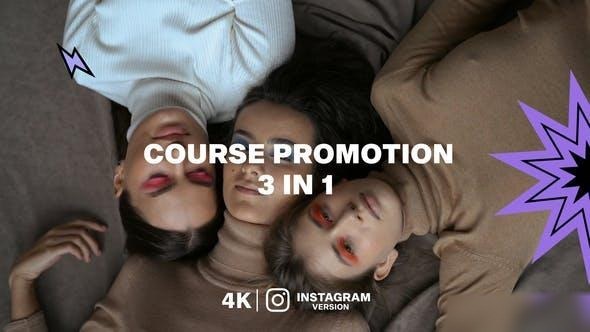 Videohive Course Promotion Openers template preview