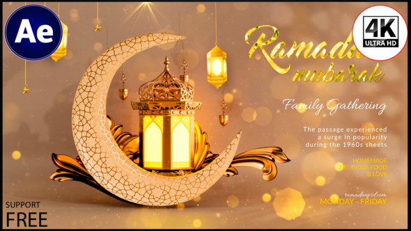 Videohive Ramadan Mubarak | Happy Ramadan Ramadan template preview