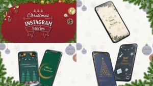 Videohive Christmas Instagram Stories for After Effects Product Promo template preview