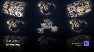 Videohive Logo Opener - Slideshow After Effects Template Logo Stings template preview