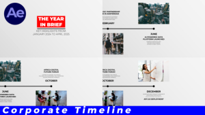 Videohive Corporate Timeline V01 Infographics template preview