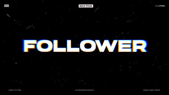 Videohive Kinetic Rhythm Titles 47969939 Titles template preview