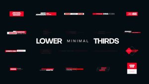 Videohive Minimal Lower Thirds 54584036 Elements template preview