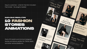 Videohive Fashion Stories 59513034 Elements template preview