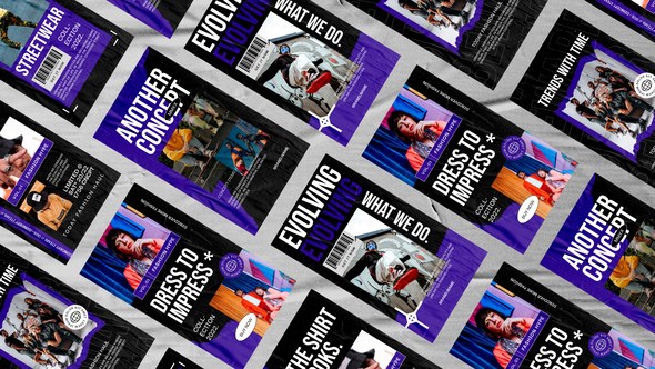 Videohive Noisy Fashion Instagram Stories Product Promo template preview