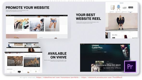 Pragmatic Website Promo Premiere Pro template preview