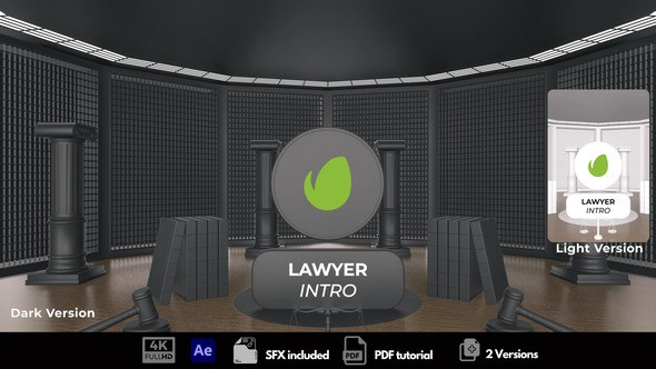 Videohive Lawyer Logo Logo Stings template preview