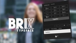 Videohive Animated Typeface - Brix Titles template preview